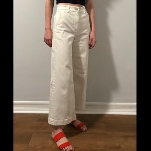 EVERLANE wide leg crop pant